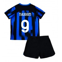 Inter Milan Marcus Thuram #9 Hjemmedraktsett Barn 2023-24 Kortermet (+ Korte bukser)